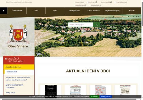 Zobrazit webové stránky Obecní úřad Vinaře