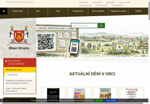 Zobrazit webové stránky Obecní úřad Vinaře
