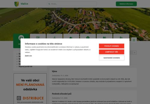 Zobrazit webové stránky Obecní úřad Vlačice