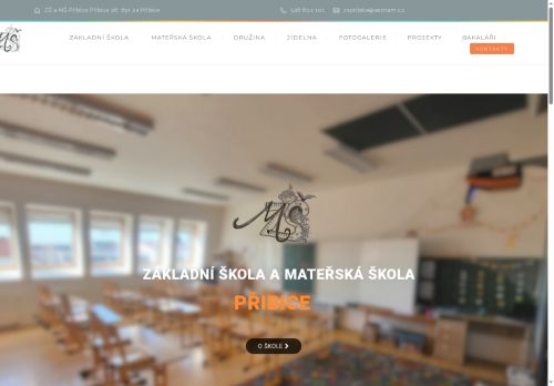 Zobrazit webové stránky Základní škola a Mateřská škola Přibice