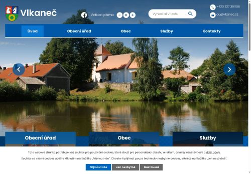 Zobrazit webové stránky Obecní úřad Vlkaneč