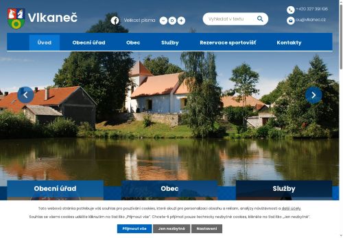 Zobrazit webové stránky Obecní úřad Vlkaneč