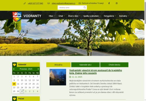 Zobrazit webové stránky Obecní úřad Vodranty