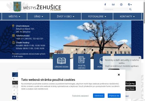 Zobrazit webové stránky Úřad městyse Žehušice