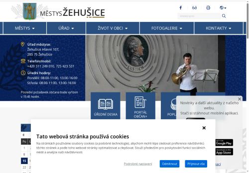Zobrazit webové stránky Úřad městyse Žehušice