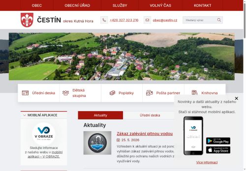 Zobrazit webové stránky Obecní úřad Čestín