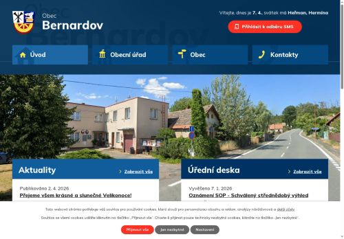 Zobrazit webové stránky Obecní úřad Bernardov