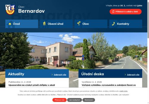 Zobrazit webové stránky Obecní úřad Bernardov