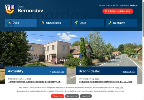 Zobrazit webové stránky Obecní úřad Bernardov