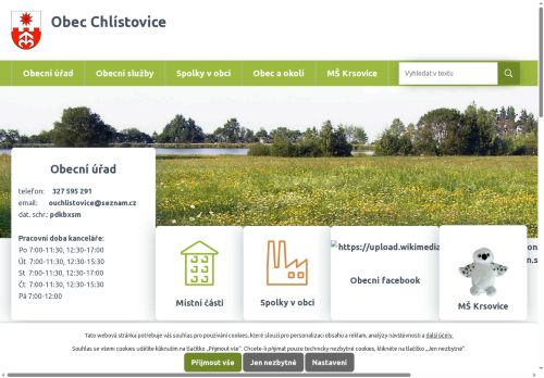 Zobrazit webové stránky Obecní úřad Chlístovice