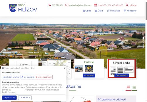 Zobrazit webové stránky Obecní úřad Hlízov