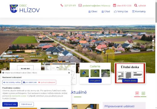 Zobrazit webové stránky Obecní úřad Hlízov
