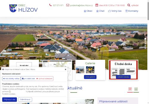Zobrazit webové stránky Obecní úřad Hlízov
