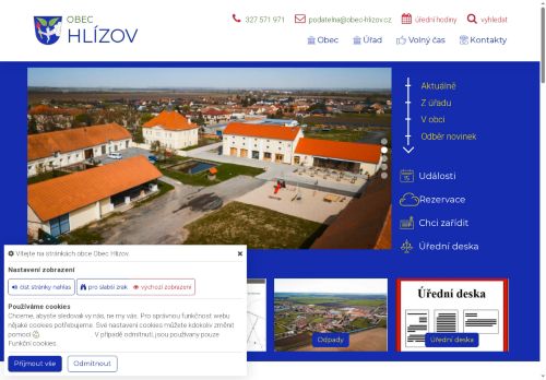 Zobrazit webové stránky Obecní úřad Hlízov