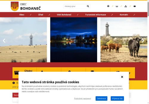 Zobrazit webové stránky Obecní úřad Bohdaneč