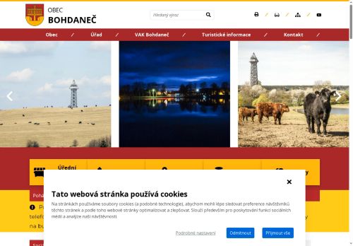 Zobrazit webové stránky Obecní úřad Bohdaneč