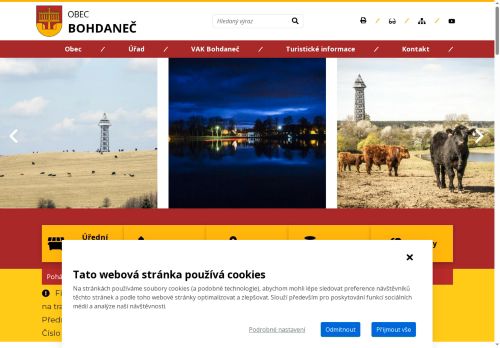 Zobrazit webové stránky Obecní úřad Bohdaneč