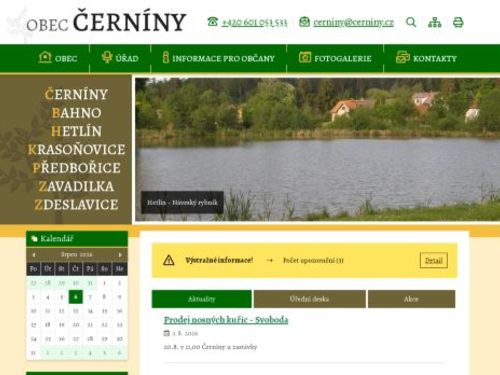 Obecní úřad Černíny