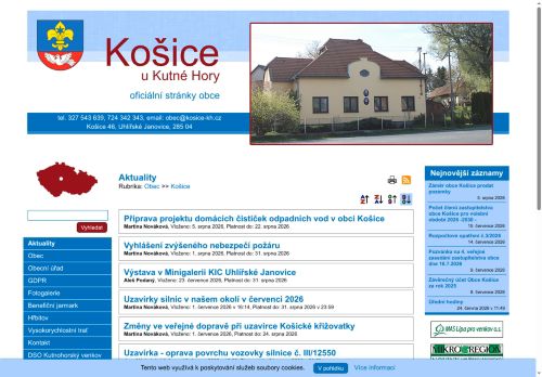 Zobrazit webové stránky Obecní Úřad Košice