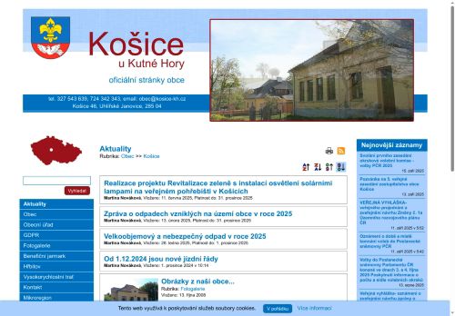 Zobrazit webové stránky Obecní Úřad Košice