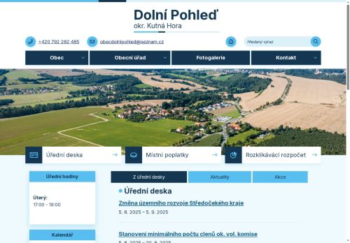 Zobrazit webové stránky Obecní úřad Dolní Pohleď