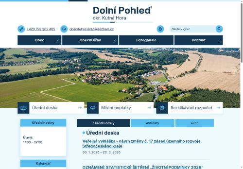 Zobrazit webové stránky Obecní úřad Dolní Pohleď