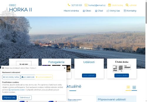 Zobrazit webové stránky Obecní úřad Horka II