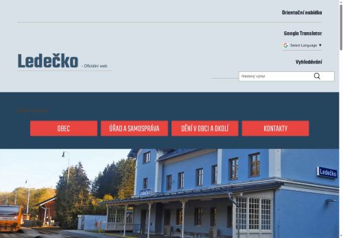 Zobrazit webové stránky Obecní úřad Ledečko