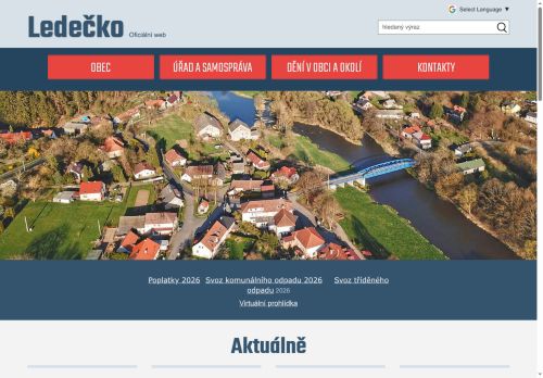 Zobrazit webové stránky Obecní úřad Ledečko