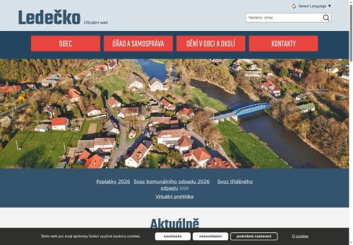 Zobrazit webové stránky Obecní úřad Ledečko