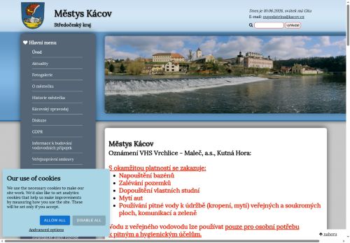 Zobrazit webové stránky Úřad městyse Kácov