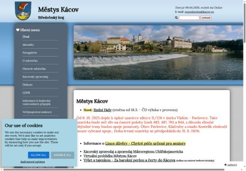 Zobrazit webové stránky Úřad městyse Kácov