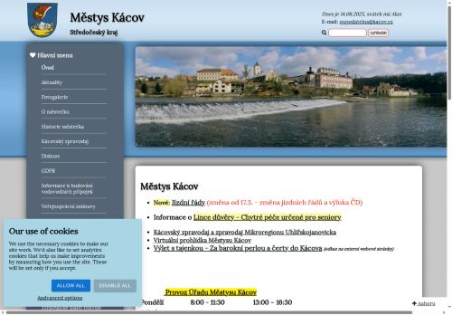 Zobrazit webové stránky Úřad městyse Kácov