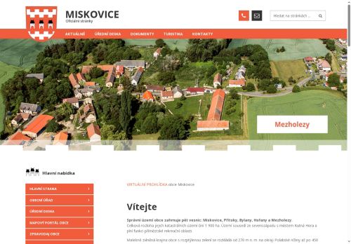 Zobrazit webové stránky Obecní úřad Miskovice