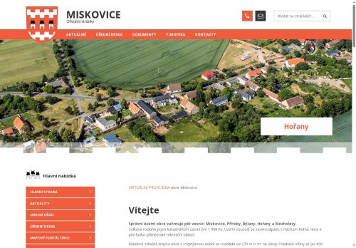 Zobrazit webové stránky Obecní úřad Miskovice