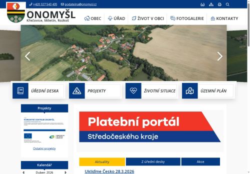Zobrazit webové stránky Obecní úřad Onomyšl