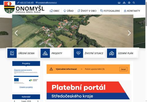 Zobrazit webové stránky Obecní úřad Onomyšl