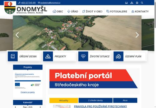 Zobrazit webové stránky Obecní úřad Onomyšl