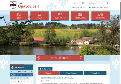 Zobrazit webové stránky Obecní úřad Opatovice I