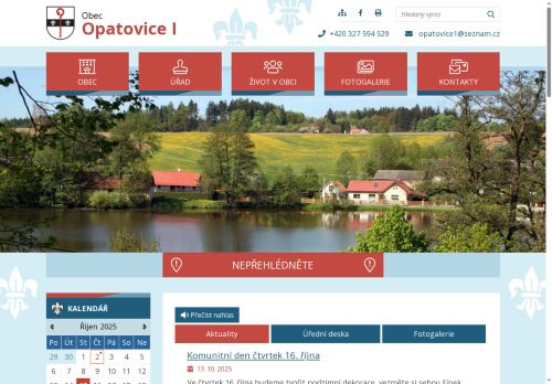 Zobrazit webové stránky Obecní úřad Opatovice I