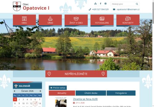 Zobrazit webové stránky Obecní úřad Opatovice I