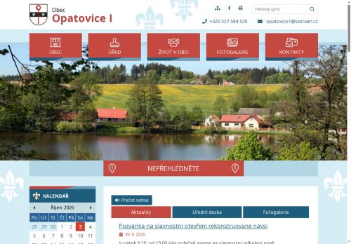 Zobrazit webové stránky Obecní úřad Opatovice I
