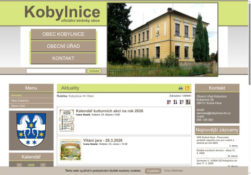 Zobrazit webové stránky Obecní úřad Kobylnice