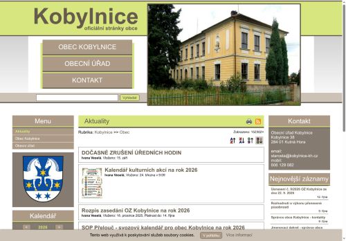 Zobrazit webové stránky Obecní úřad Kobylnice