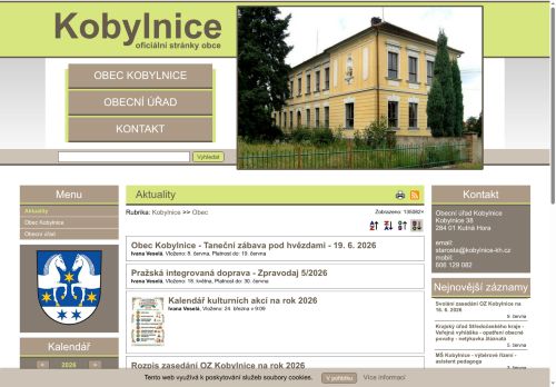 Zobrazit webové stránky Obecní úřad Kobylnice