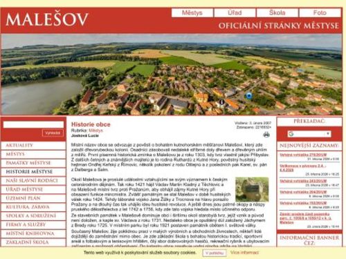 Úřad městyse Malešov