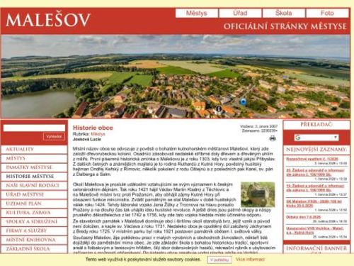 Úřad městyse Malešov