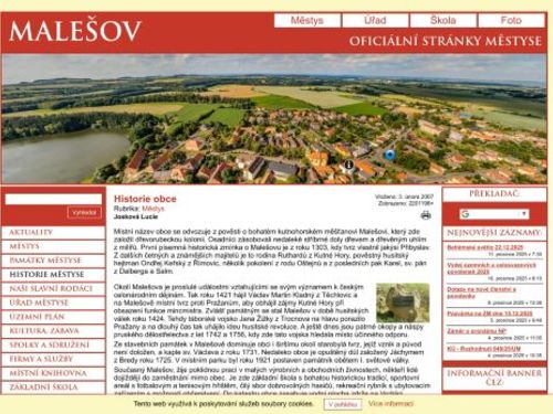 Úřad městyse Malešov