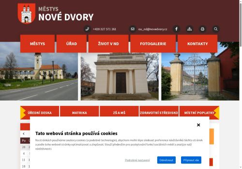 Zobrazit webové stránky Úřad městyse Nové Dvory