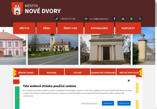 Zobrazit webové stránky Úřad městyse Nové Dvory